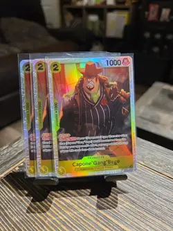 X3 Capone"Gang"Bege OP11-101 A Fist of Divine Speed Foil One Piece English - Image 1