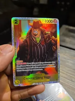 X3 Capone"Gang"Bege OP11-101 A Fist of Divine Speed Foil One Piece English - Image 3