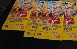 One Piece Op15 Adventure On Kami’s Island Sleeved Booster Pack (Lot of 4) - Image 1