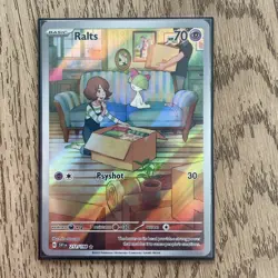 Pokemon TCG Ralts 211/198 Scarlet Violet Base Set Illustration Rare - Image 1