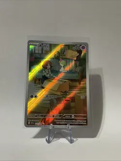 Pokemon TCG Ralts Scarlet and Violet Base Set Illustration Rare 211/198 - Image 1