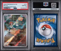Pokemon TCG Ralts 211/198 Scarlet Violet Illustration Rare PSA 10 GEM MINT - Image 3