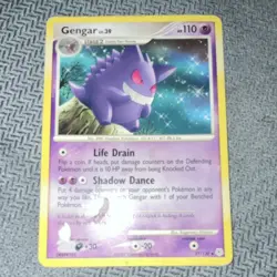 Pokemon Gengar 27/130 Diamond & Pearl Rare 110 HP Stage 2 Regular English Card - Image 1