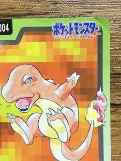 Pokemon Carddass Card Charmander File No.4 Bandai Pocket Monsters 1997 Japan - Image 4