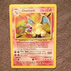 Charizard 4/102 Base Set Holo Rare Pokemon Card 1999 Wizards of the Coast - Image 1