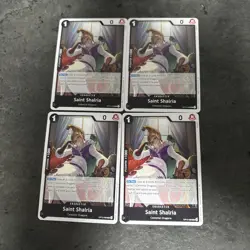 4 x Saint Shalria OP13-086 UC Non Foil Playset Cards - English One Piece OP13 - Image 1