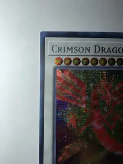 Yu-Gi-Oh Crimson Dragon MP24-EN097 Prismatic Secret Rare Card - Image 4
