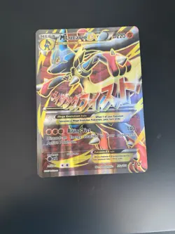 Pokemon TCG M Lucario EX 55a/111 Furious Fists Holo Full Art Ultra Rare Card - Image 1