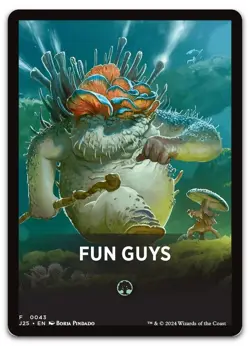 Fun Guys Theme Card #43 (NM) Foundations Jumpstart J25 Magic MTG - Image 1