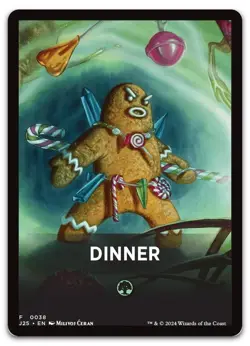 Dinner Theme Card #38 (NM) Foundations Jumpstart J25 Magic MTG - Image 1