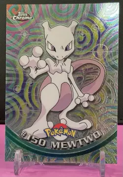 Mewtwo Topps Chrome Series 2 Holo LP Topps #150 Pokemon Trading Card Game - Image 1