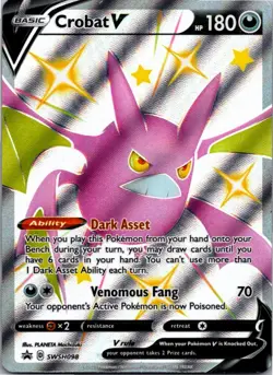 Crobat V - Promo SWSH: Sword & Shield Promo Cards SWSH098 NM Holo - Image 1