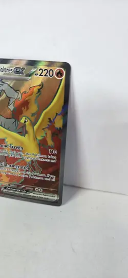 Pokemon Card Destined Rivals Team Rocket’s Moltres 208/182 SR NM 2025 - Image 5