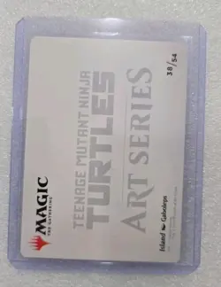 Island Art Card (38/54) (Gold-Stamped) [Teenage Mutant Ninja Turtles Art Series - Image 3