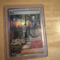 Pokemon TCG Rika Trainer Special Illustration Card Paradox Rift 258/182 - Image 1