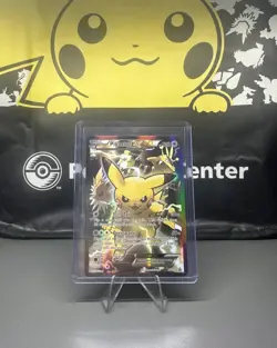 2016 Pikachu EX XY124 RARE Holo Black Star Promo Pokemon Card Adult Owned - MP - Image 3