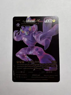 Pokemon Grimmsnarl VMAX 330HP Black Foil Card 115/189 NM - Image 1