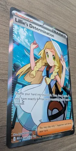 Pokemon TCG Mega Evolution Lillie’s Determination Full Art Trainer Card 169/132 - Image 3