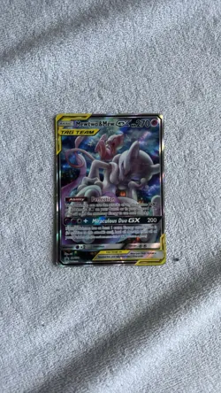 Pokemon Mewtwo & Mew GX TAG TEAM GX Promo SM191 Holo Card 270 HP - Image 1
