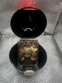 Pokemon 1999 Special Edition Burger King 23k Gold Plated Trading Card Poliwhirl - Image 1