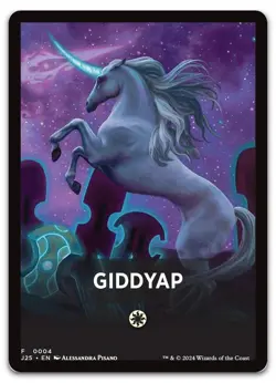 Giddyap Theme Card #4 (NM) Foundations Jumpstart J25 Magic MTG - Image 1