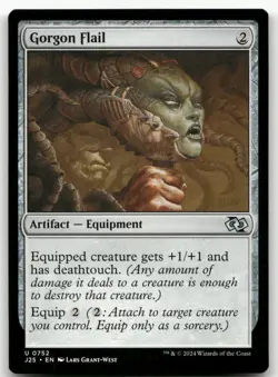 Gorgon Flail #752 (NM) Foundations Jumpstart J25 Magic MTG - Image 1