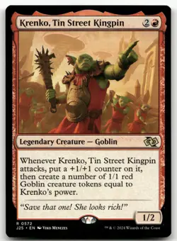 Krenko, Tin Street Kingpin #572 (NM) Foundations Jumpstart J25 Magic MTG - Image 1
