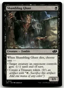 Shambling Ghast #124 (NM) Foundations Jumpstart J25 Magic MTG - Image 1