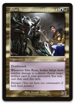 Silas Renn, Seeker Adept (Retro Frame) #129 (NM) Brothers' War BRC Magic MTG - Image 1