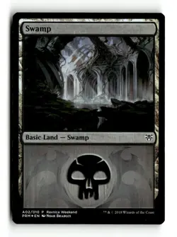 MTG | Swamp - Dimir | Launch Party | Foil | MP | English | Playset (x4) - Image 1