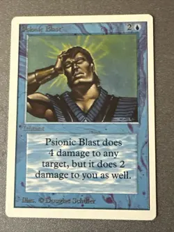 Psionic Blast X1 Unlimited Ex Cond See Pics Front Back - Image 1