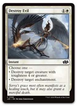 Destroy Evil #189 (NM) Foundations Jumpstart J25 Magic MTG - Image 1