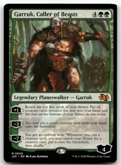 Garruk, Caller of Beasts #659 (NM) Foundations Jumpstart J25 Magic MTG - Image 1