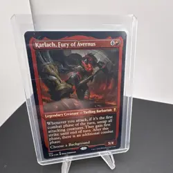 Magic: The Gathering Karlach Fury of Avernus Mythic Red Foil Etched 507 - Image 1