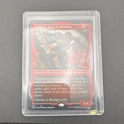 Magic: The Gathering Karlach Fury of Avernus Mythic Red Foil Etched 507 - Image 3