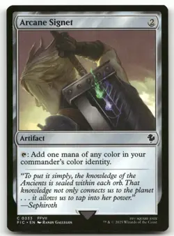Arcane Signet (0333) #333 (NM) Final Fantasy FIC Magic MTG - Image 1