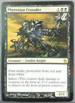 Phyrexian Crusader Mirrodin Besieged regular 50/155 NEAR MINT - Image 1