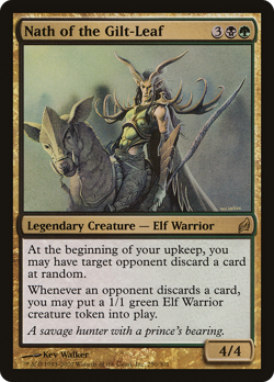 Nath of the Gilt-Leaf #250 (MP) Lorwyn LRW Magic MTG - Image 1