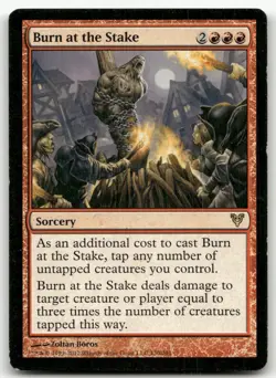 Burn at the Stake #130 (MP) Avacyn Restored AVR Magic MTG - Image 1