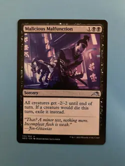 Malicious Malfunction - 110/302 - Kamigawa: Neon Dynasty - MTG - NEO - Image 1