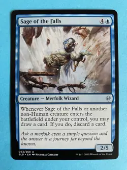 Sage Of The Falls - 63/269 - Throne Of Eldraine - MTG - ELD - Image 1