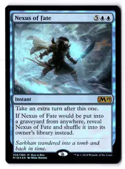 Nexus Of Fate LP* FOIL PROMO Core Set 2019 M19 ENGLISH 306/280 -UnltdCards - Image 1
