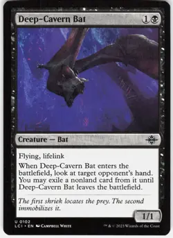 Deep-Cavern Bat U The Lost Caverns of Ixalan 102 LP - Image 1
