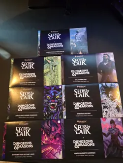 MTG Secret Lair Roll For Initiative Foil Bundle - Full Set Sealed - Image 1