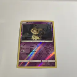 Pokemon TCG Mimikyu SM Guardians Rising 58/145 Holo Rare Reverse Holo - Image 1