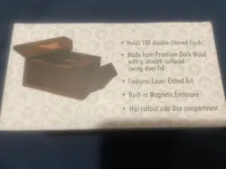 Ultra Pro Pokemon 25th Anniversary Celebration Wooden Deck Box SEALED NEW - Image 3