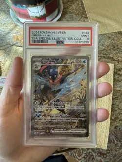 2024 Pokemon Greninja ex SVP #132 SFA Special Illustration Collection PSA 9 MINT - Image 1