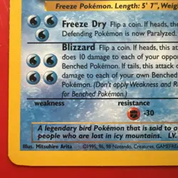 Articuno - 17/62 - Fossil Pokemon TCG 1999 NM non-holo WOTC 1999🔥🔥 - Image 4