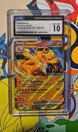 Pokemon TCG Charizard EX 151 Ultra Rare Scarlet & Violet Card 006/165 - Image 2