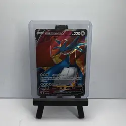 Pokemon Lot of Ten Assorted V Salamence Hoopa Drapion Aegislash Medicham & More - Image 2